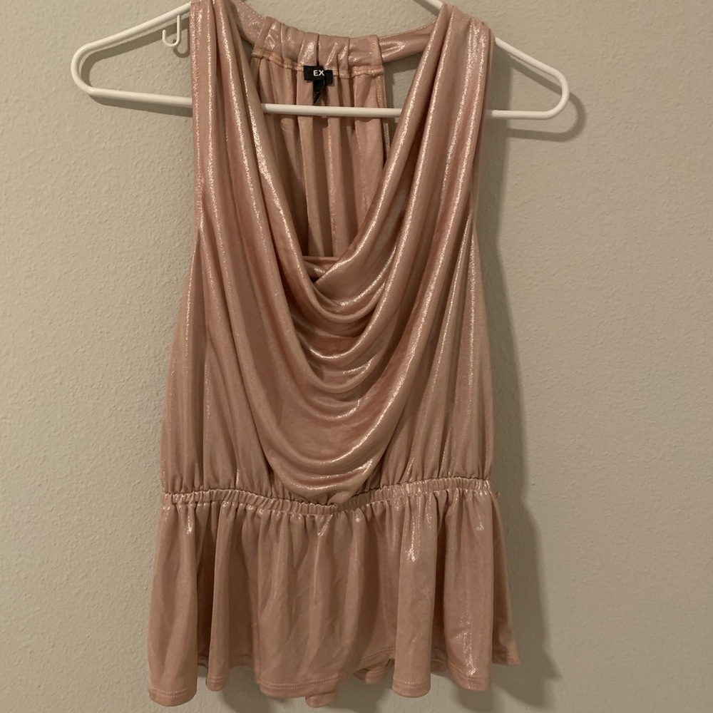 Drop cleavage blouse